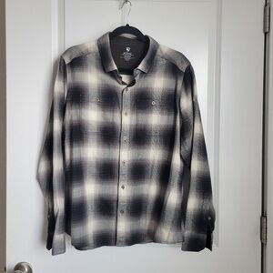 Kuhl The Law Flannel Shirt Size Medium